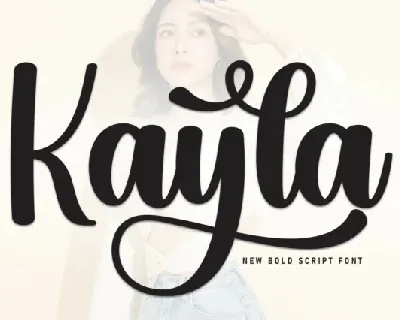 Kayla Script Typeface font