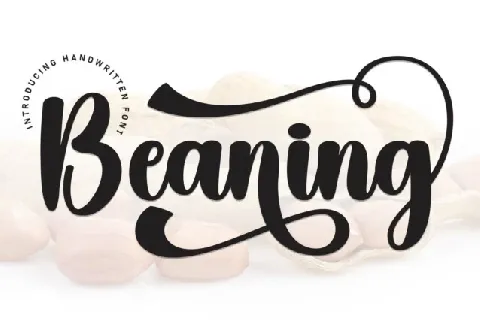 Beaning Script font