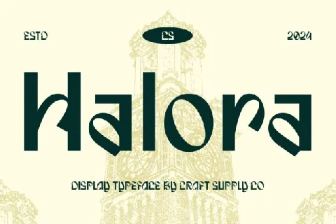 CS Halora font