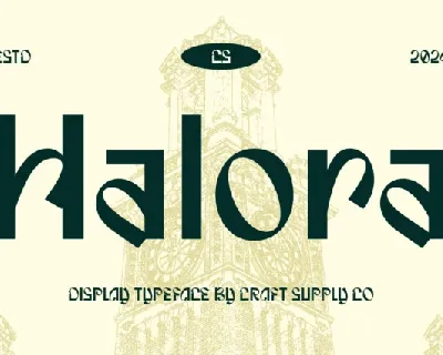 CS Halora font