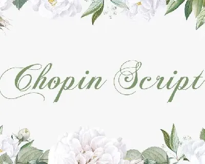 Chopin Script font