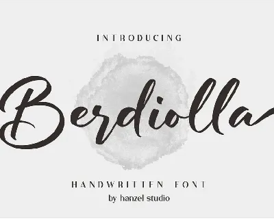 Berdiolla font