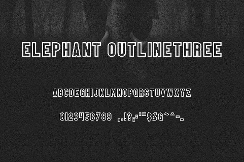 Elephant font