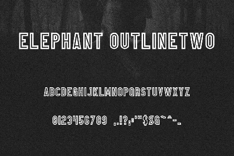 Elephant font