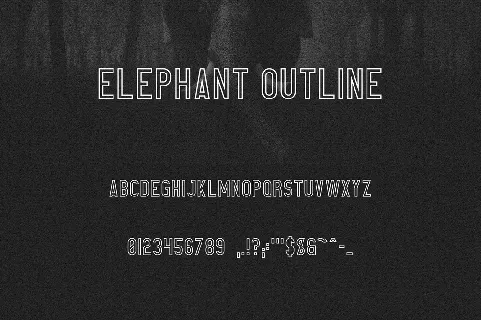 Elephant font