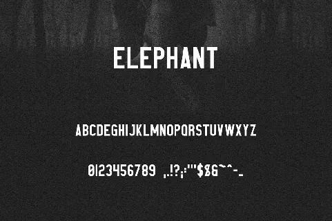 Elephant font