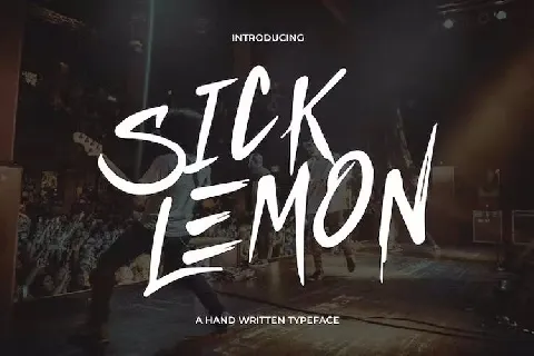 Sick Lemon font