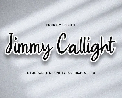 Jimmy Callight font