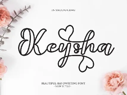 Keysha font