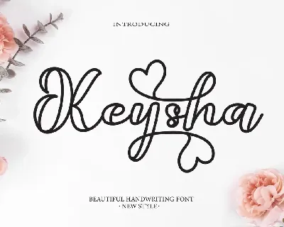 Keysha font