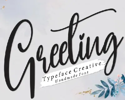 Greeting Script font