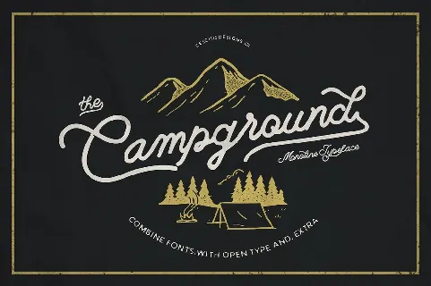 Campground Free font