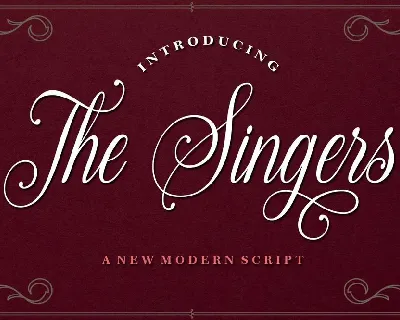 The Singers font