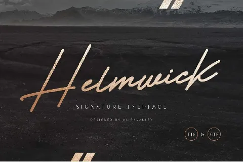 Helmwick font