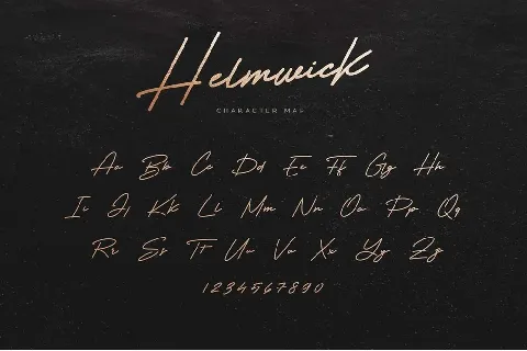 Helmwick font