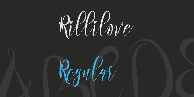 Rillilove font