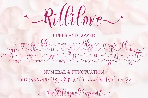 Rillilove font