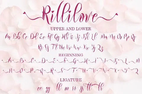 Rillilove font