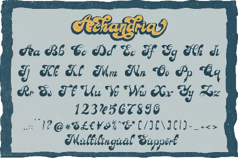 Achandria font