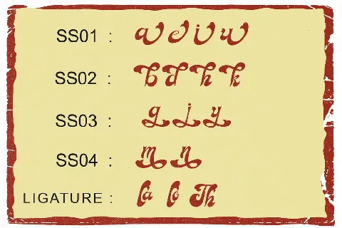 Achandria font