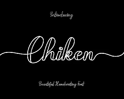 Chiken font