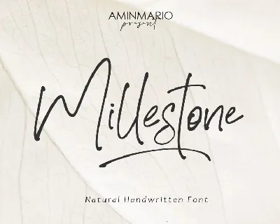 Millestone font