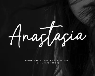 Anastasia Script DEMO font