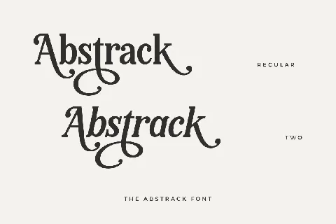 The Abstrack font