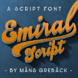 Emiral Script Free font