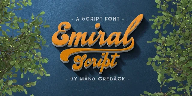 Emiral Script Free font