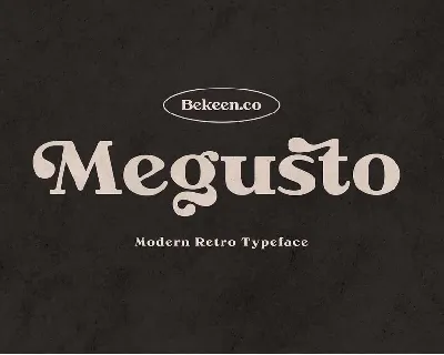 Megusto font