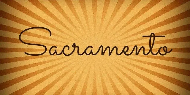 Sacramento font