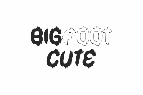 Bigfoot Cute Demo font