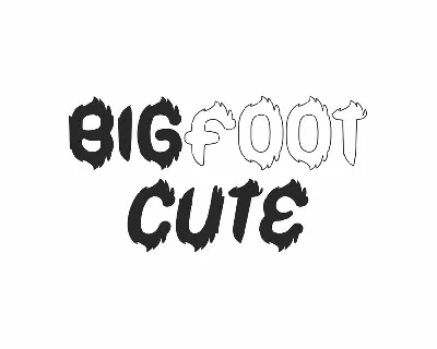 Bigfoot Cute Demo font