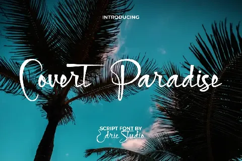 Covert Paradise Demo font