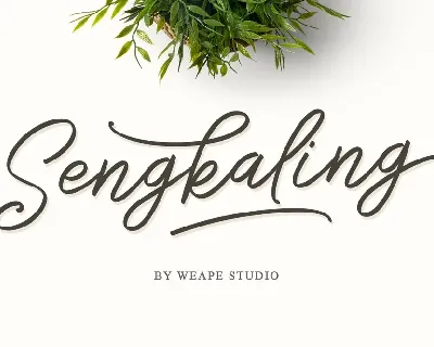 Sengkaling Demo font