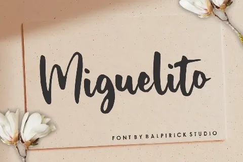 Miguelito font