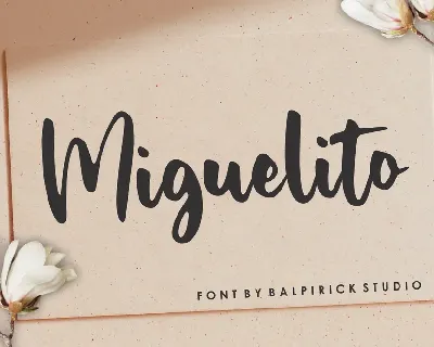 Miguelito font