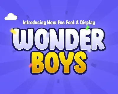 Wonder Boys font