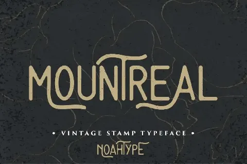 Mountreal Demo font