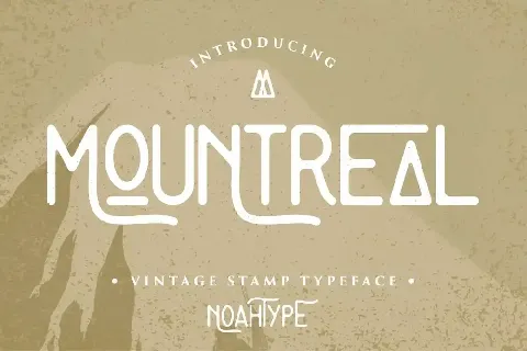 Mountreal Demo font