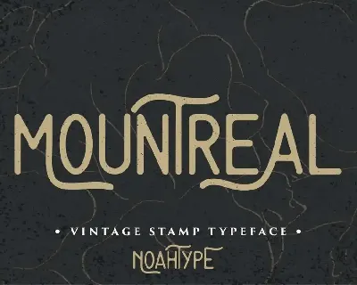 Mountreal Demo font