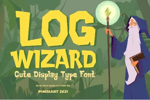 Log-Wizard font