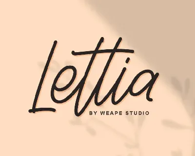 Lettia Demo font
