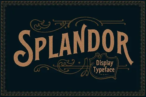 EFCO Splandor font