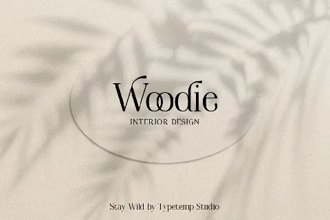 Woodie font