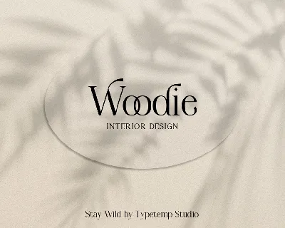 Woodie font