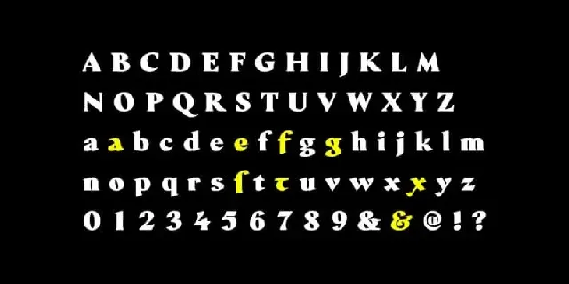 Serat Serif font