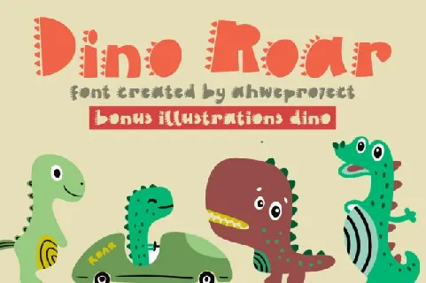 Dino Roar Display font