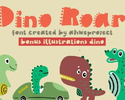 Dino Roar Display font